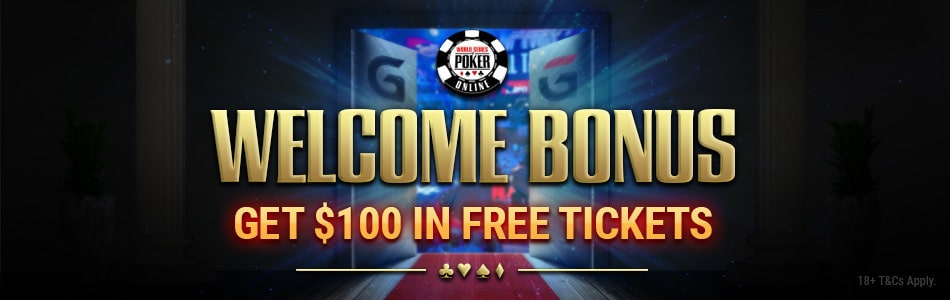 WSOP Welcome Bonus banner