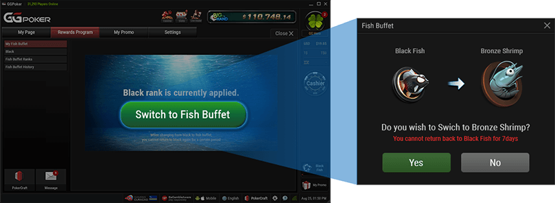 Switch back to Fish Buffet image