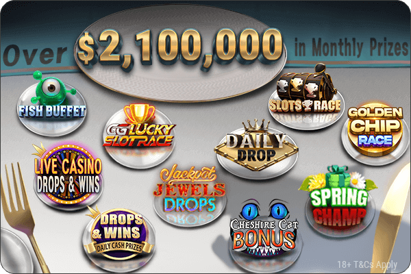 Casino Rewards April online casino promotion banner